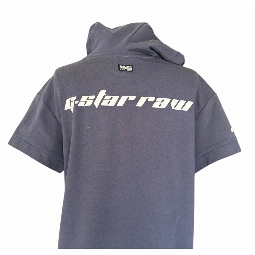 G-Star RAW Sobiru Hoodie Sweat Dress XS NWT Colorblock Short Sleeve Streetwear - Picture 6 of 16